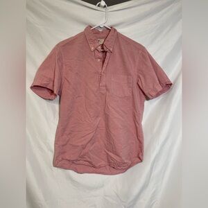 J. Crew Men's Casual Rose Button Down Shirt